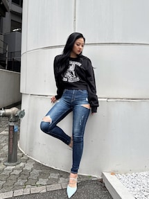 3way GDビジューMOLDチェーンストラップポインテッドミュール