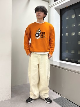 ニット/セーターを使った「シティーボーイ」の人気ファッション