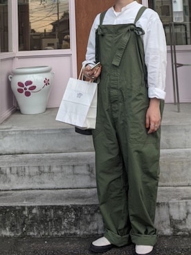 Engineered Garmentsのサロペット/オーバーオールを使ったレディース