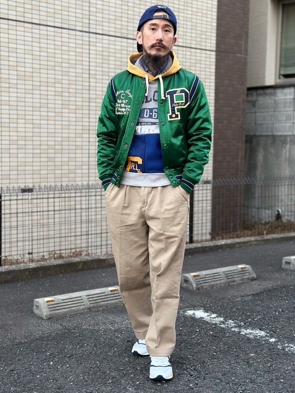 POLO RALPH LAUREN（ポロ ラルフ ローレン）の「サテン レターマン