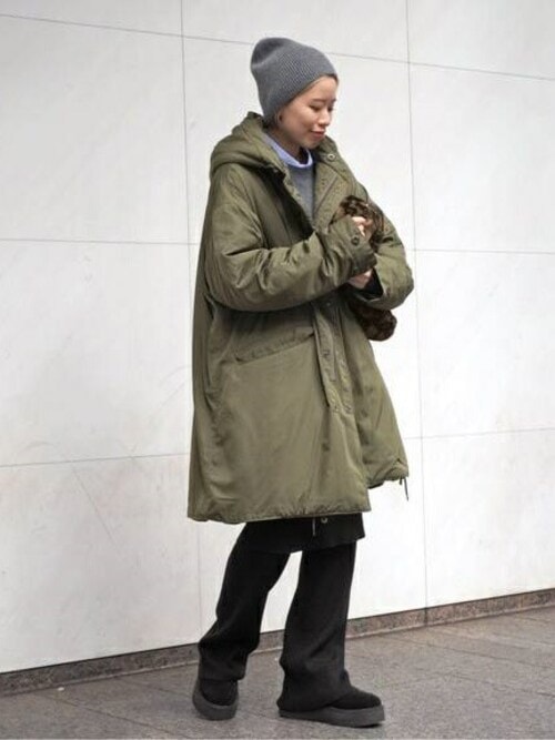 AP STUDIO 新宿店STAFF.Mさんのモッズコートを使ったコーディネート