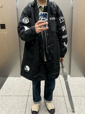 uniform experimentのモッズコートを使った人気ファッション