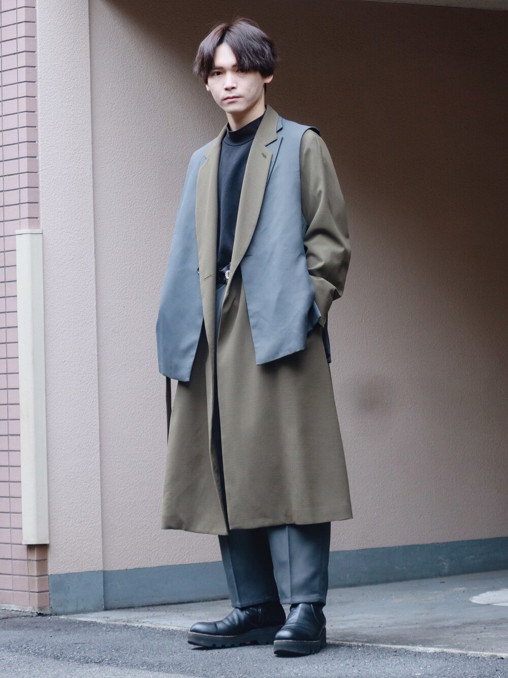 ETHOSENS（エトセンス）の「ETHOSENS ウールトレンチコート（トレンチ