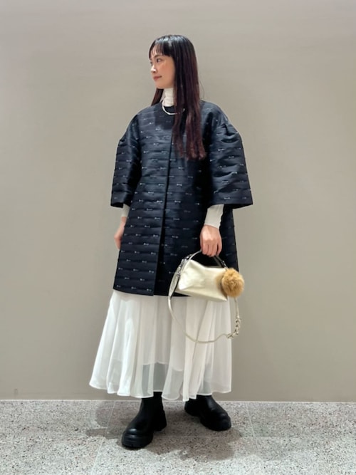 リボン カットジャガード コート（その他アウター）｜UNITED ARROWS