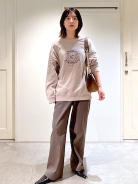 エンブロイダリースウェット-CreamyCotton /クリーミーコットン-を使っ