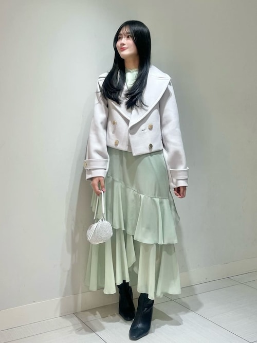 SNIDEL（スナイデル） ピーコート pコート ビッグカラーショートコート