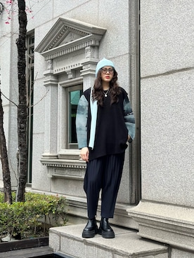 HOMME PLISSE ISSEY MIYAKEのカーディガン/ボレロを使ったレディース