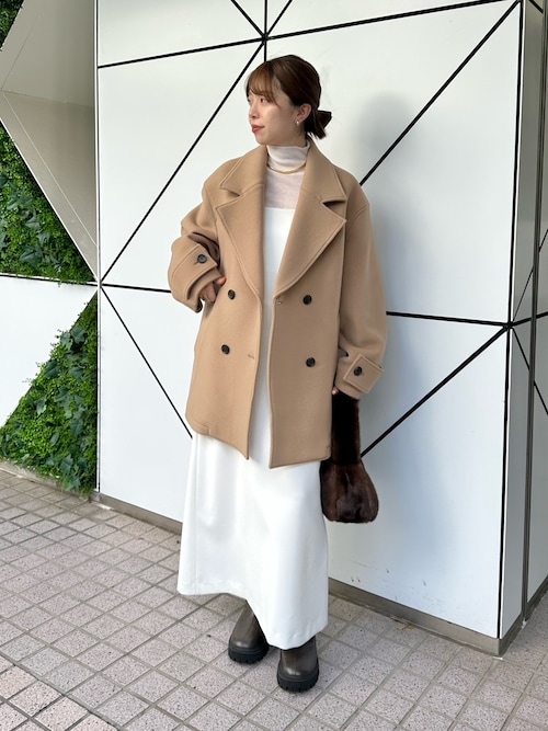 セール】【THE PAUSE】ミドルPコート（ピーコート）｜THE PAUSE（ザ