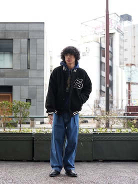 Schott/ショット/BOA STADIUM JACKET/ボアスタジャンを使った人気