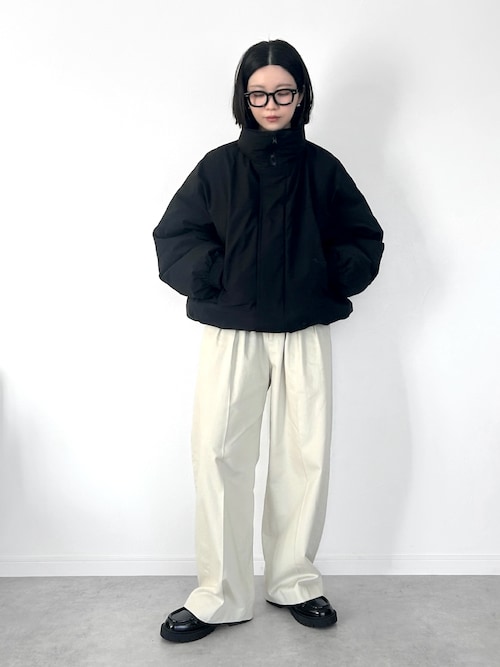 6(ROKU)＞コットンレーヨン タックパンツ（スラックス）｜6（ロク）の