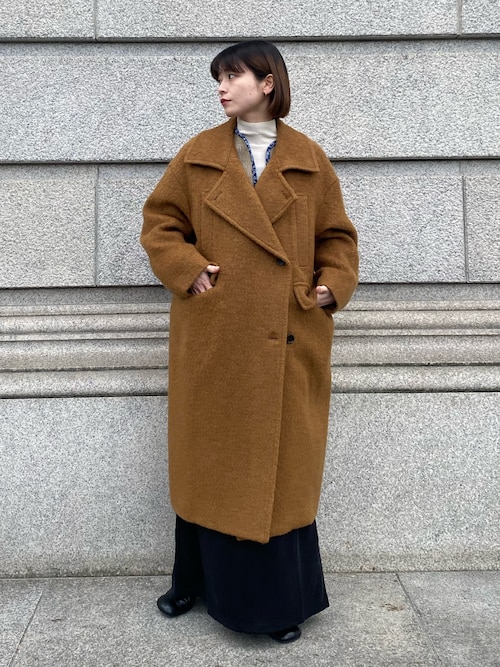 CLANE/クラネ】SHORT SHAGGY COCOON OVER COAT/ショートシャギー
