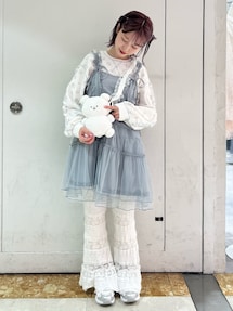 peichan.コラボ】くまちゃんとお友だちサーマルtops｜メリージェニー