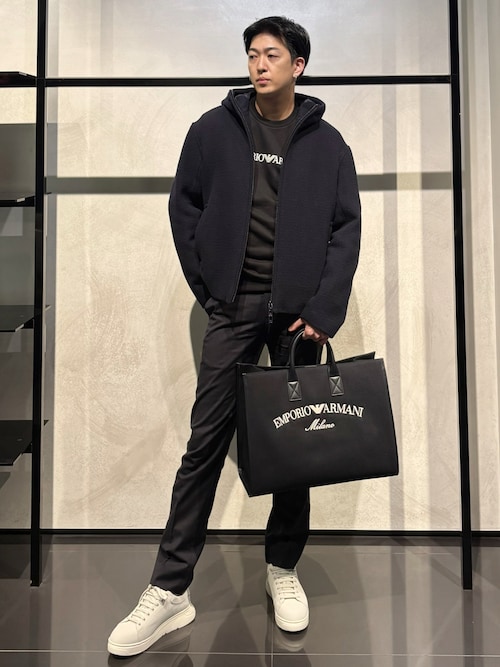 EMPORIO ARMANI ブルゾン アウター 「エンポリオ アルマーニ」フード