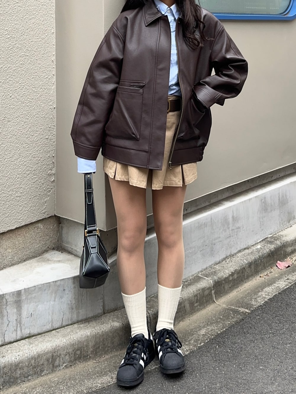 ゆうり｜GUのライダースジャケットを使ったコーディネート - WEAR