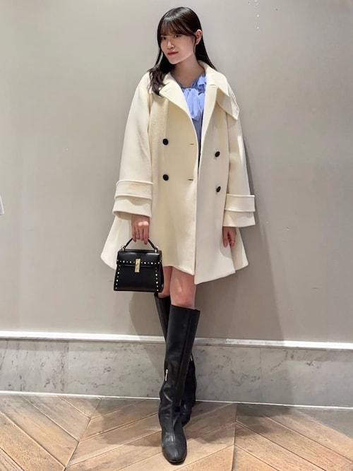 セール】Aラインウールミドルコート（ピーコート）｜CELFORD（セル