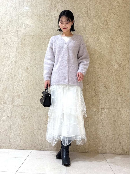 セール】スパークルミディ丈カーディガン（カーディガン/ボレロ