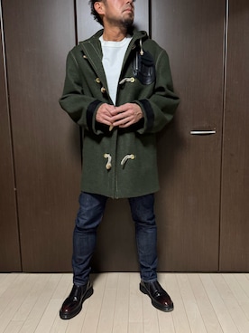 Maison Margielaのダッフルコートを使った人気ファッション