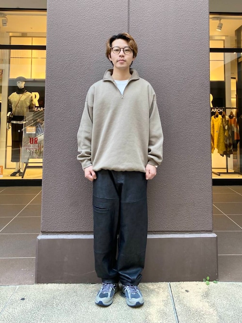 セール】『洗濯可/毛玉防止』高機能 ミラノリブハーフZIP ニットプル