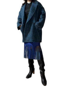 ビッグヘリンボーンミドルコート【MAISON SPECIAL/メゾンスペシャル