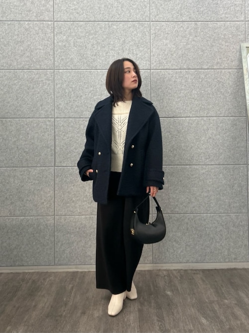 セール】ループメルトンPコート（ピーコート）｜cloenc（クロエンス