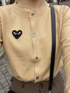 COMME des GARCONSのカーディガン/ボレロ（ベージュ系）を使った人気
