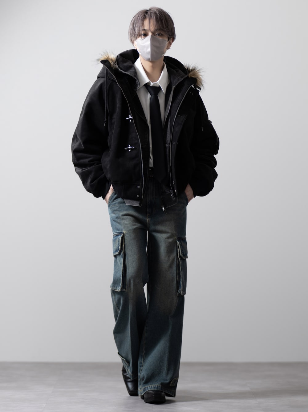 CLEL】Fireman Tech Fade N-2B Flight Jacket / ファイヤーマン テック
