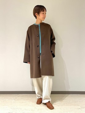 ORCIVAL | ウールリバーコート WOMENを使った人気ファッション