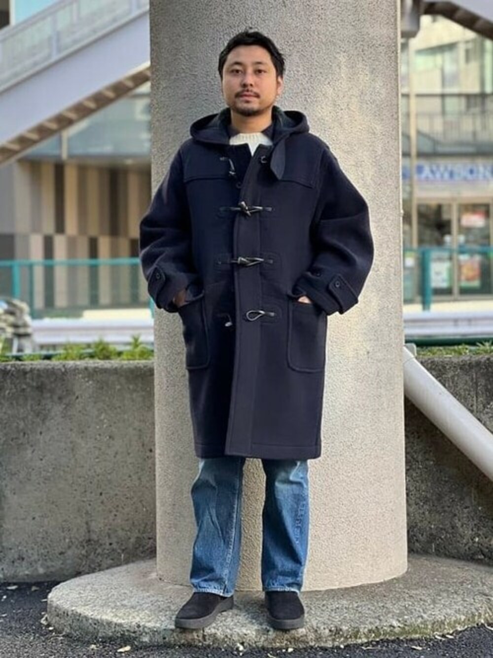 Kaptain Sunshineのダッフルコートを使ったメンズ人気ファッション