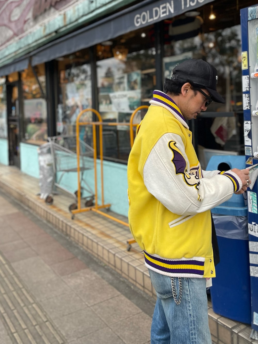 COREFIGHTERのスタジャンを使ったメンズ人気ファッション