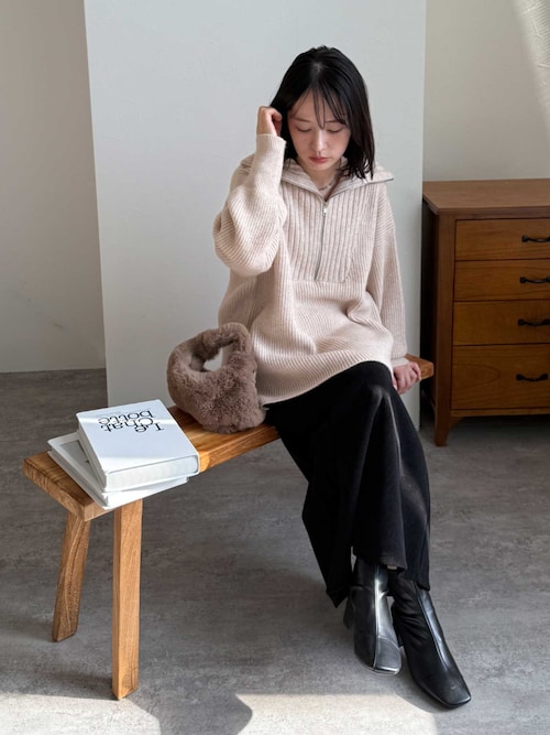 セール】ハーフジップニット（ニット/セーター）｜reca（レカ）の