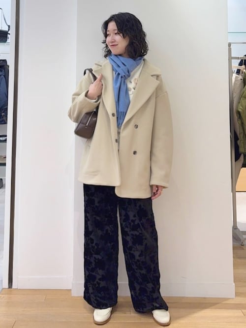 セール】SHIPS any:〈洗濯機可能〉ダンボール コクーン テーラード