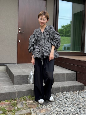 Multiway Taffeta Blouse/マルチウェイタフタブラウスを使った人気