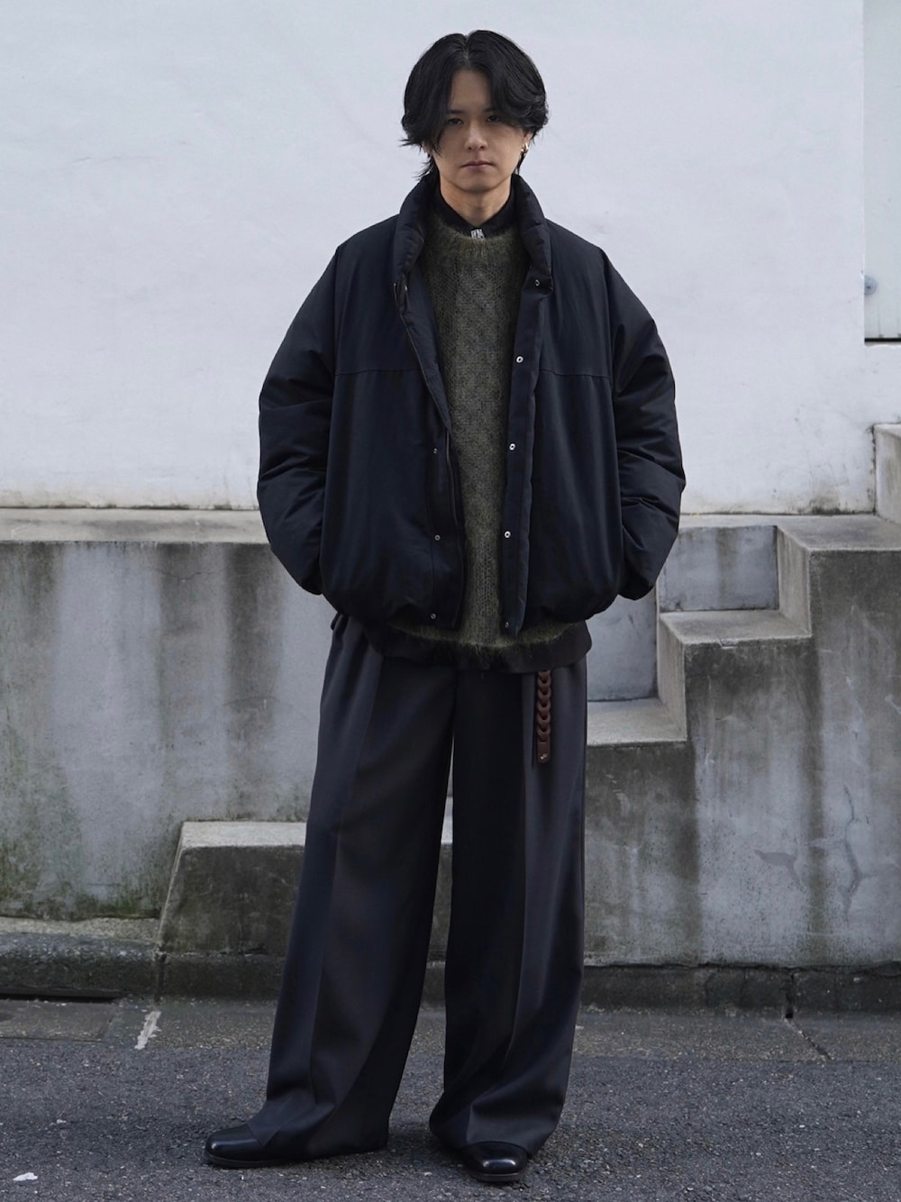 LIDNM（リドム）の「KID MOHAIR MIX KNIT（ニット/セーター）」 - WEAR