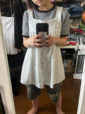 BEAMS BOY / カットワーク キャミソールを使った人気ファッション