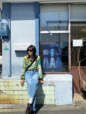 たしかにそこにあった夜」のガーゼトップスを使った人気ファッション