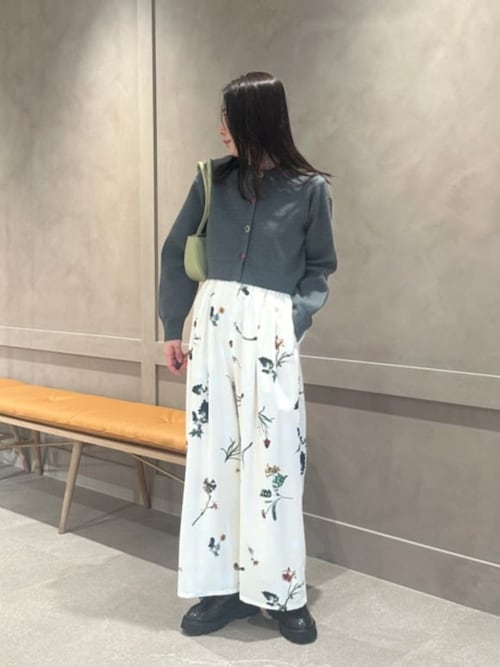 EMMEL REFINES＞EM フラワープリント イージーパンツ 2（その他パンツ