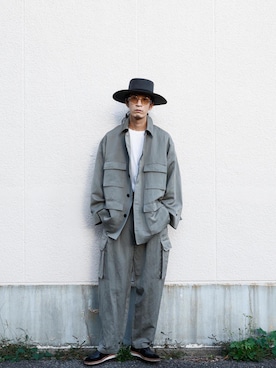 La Maison de Lyllisのハット（グレー系）を使った人気ファッション