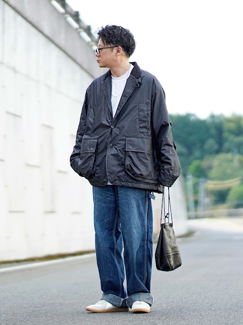 撥水レザー】ウォータープルーフ ウォッシャブル レザー/2WAY 巾着