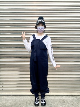 Yohji Yamamotoのつなぎ/オールインワンを使った人気ファッション