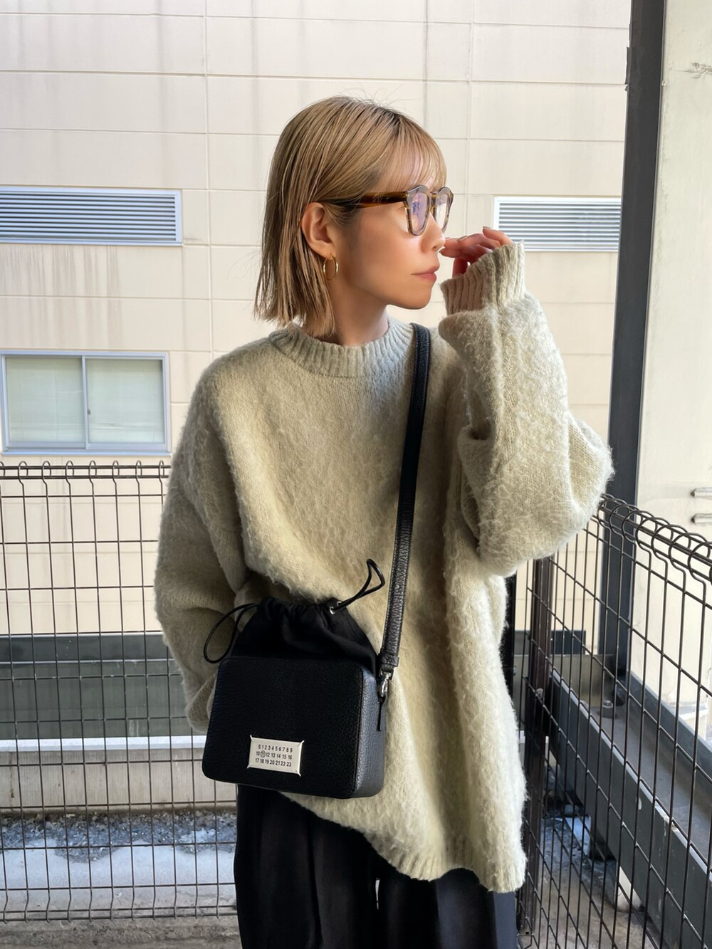 asammy｜Maison Margielaのショルダーバッグを使ったコーディネート - WEAR