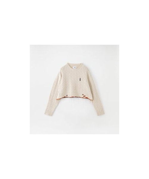 doublet（ダブレット）の「【doublet】ニット BURNING EMBROIDERY KNIT