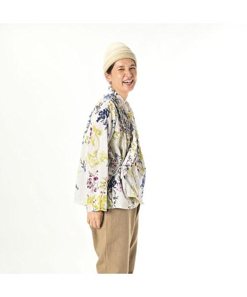 45r カディ アンデスフラワープリントカシュクール 45r カディ