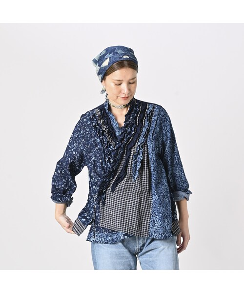 45R（フォーティファイブアール）の「二重織フラワープリントミックス