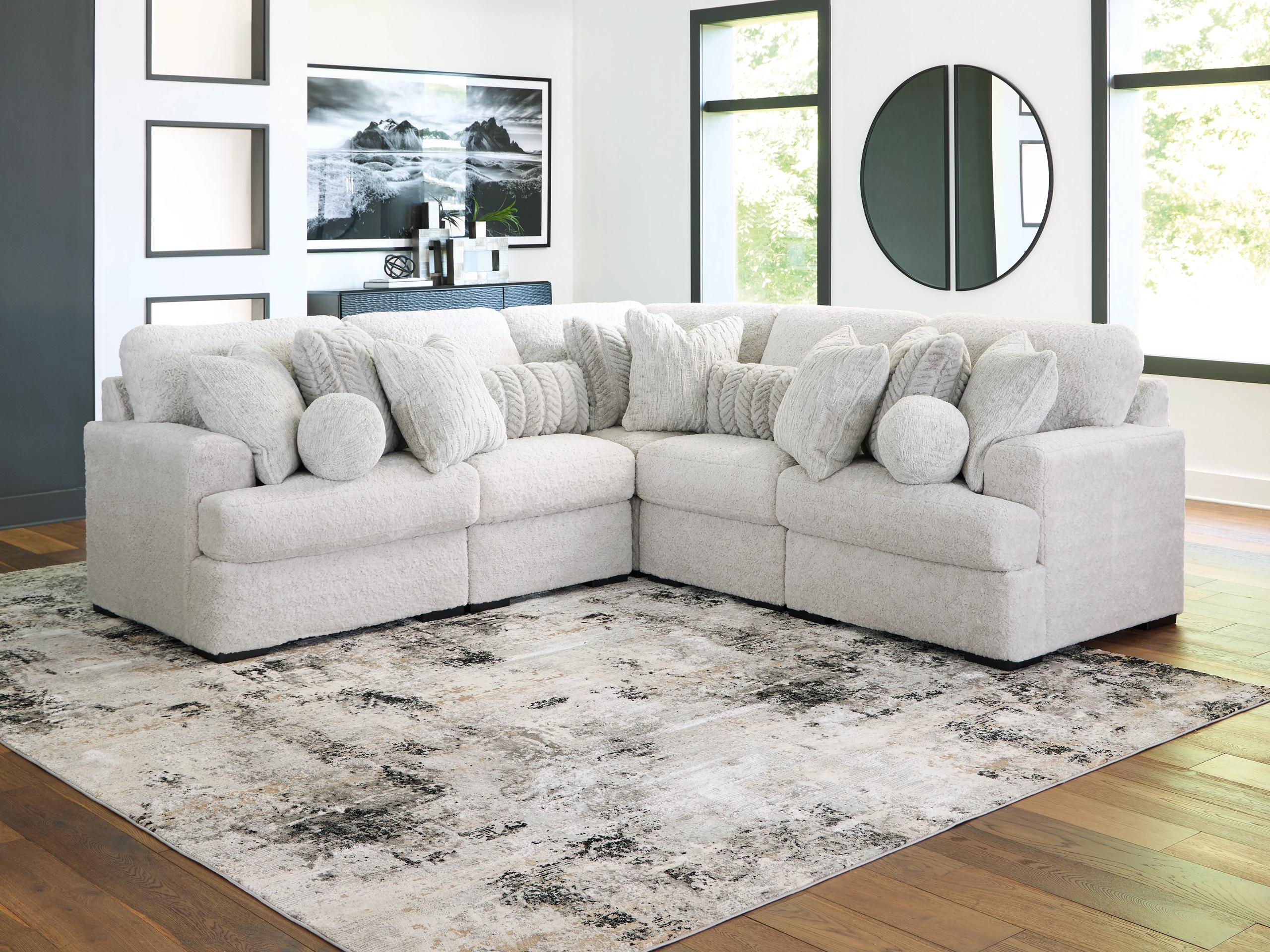 ASHLEY FURNITURE Cuddle Plush 5-piece Sectional PC59106S2