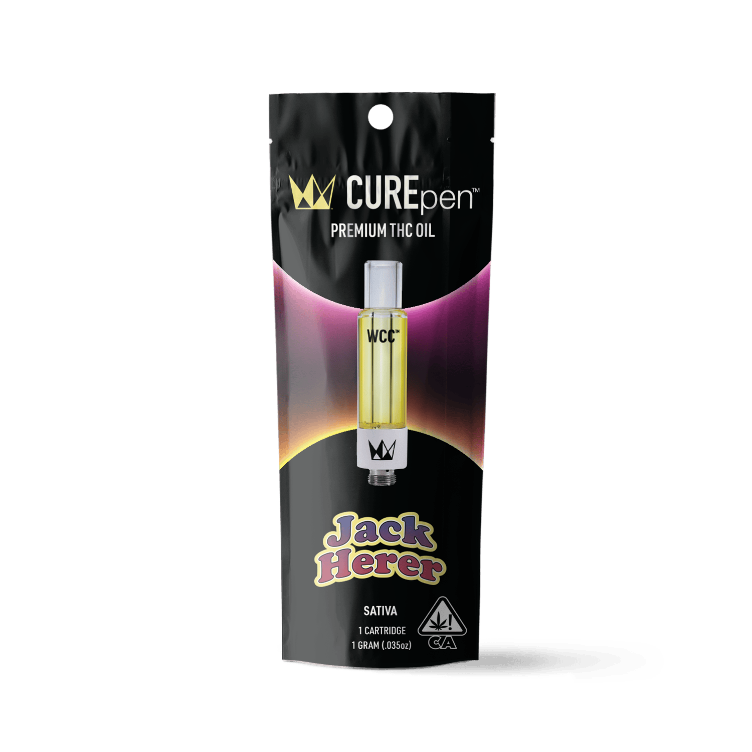 Jack Herer CUREpen Cartridge - 1g - West Coast Cure