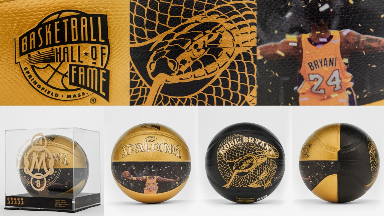 スポルディングがコービー・ブライアント殿堂入り記念ボール“KOBE