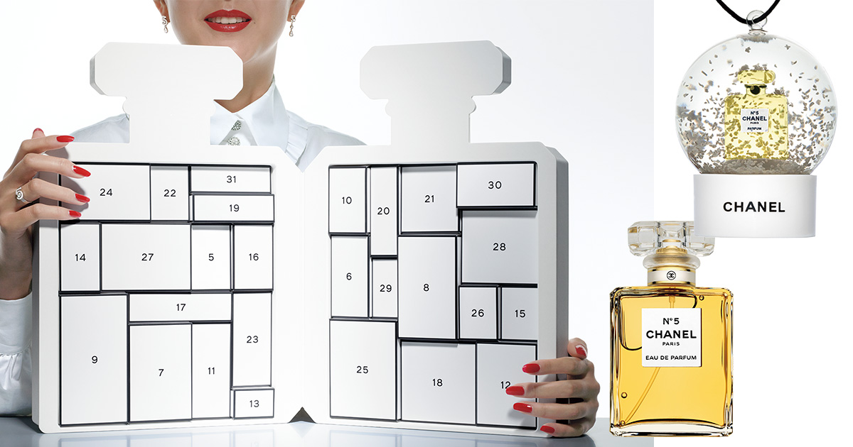 シャネル N˚5」の100周年を締めくくる、アドベントカレンダーが誕生