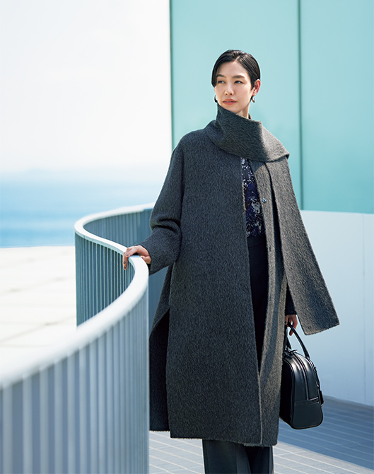 マリナ リナルディ］イタリア発の上質さと個性が光る 今冬のコートは