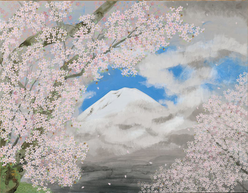 中島千波さんが幼少期から描き続ける富士の姿──「富士山が一番美しい