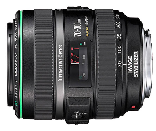 LENTE CANON EF 70-300mm f/4.5-5.6 DO IS USM - ADSL CÂMERAS